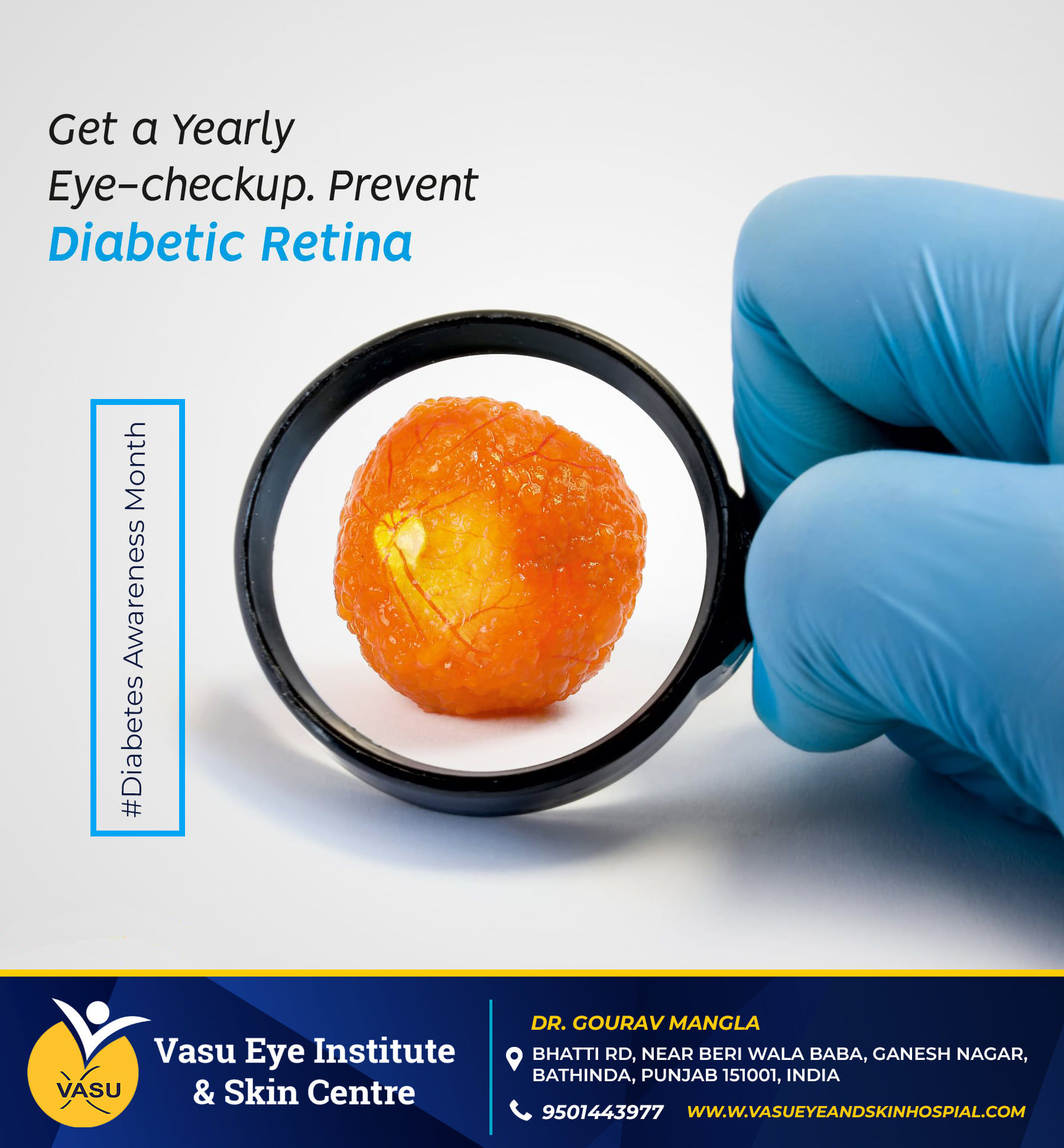 Diabetic Retinopathy Treatment in Punjab - Vasu Eye Institute & Skin Centre