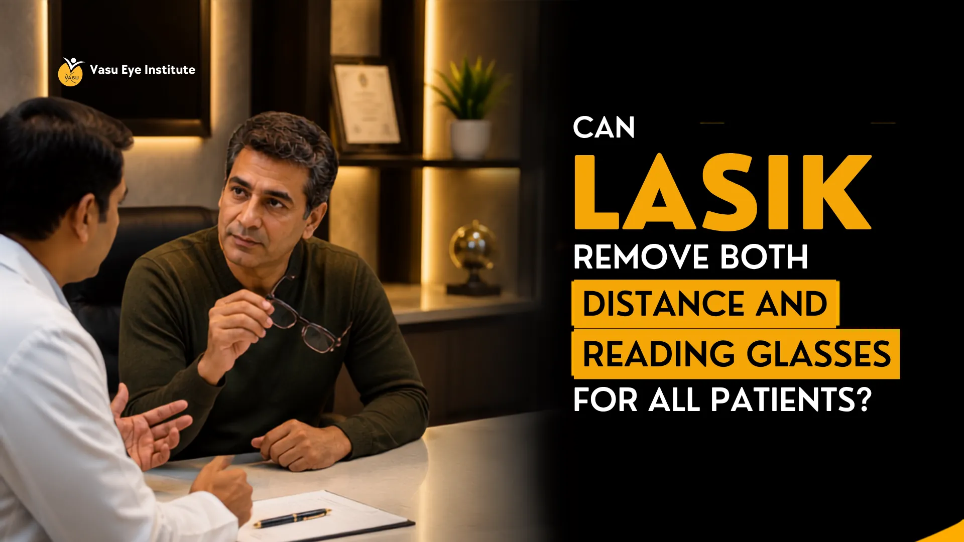Can LASIK Remove Both Distance and Reading Glasses for All Patients