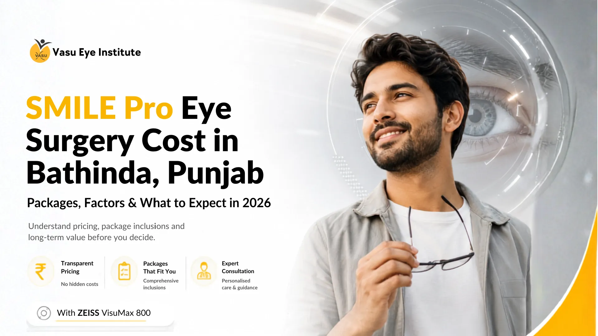 SMILE Pro Eye Surgery Cost in Bathinda, Punjab: What to Expect in 2026